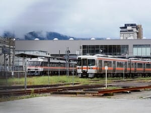 写真：駅西駐車場からの眺め