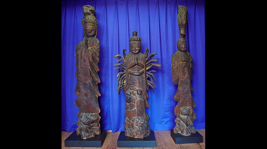 清峯寺・円空仏（県指定重要文化財）