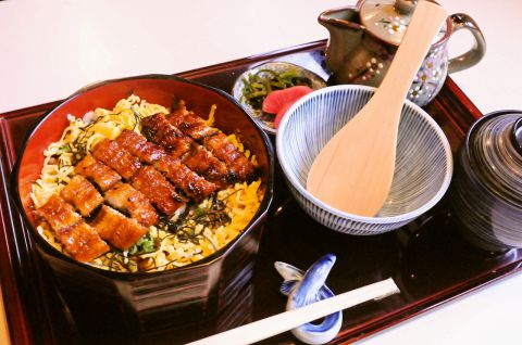 うなぎまぶし定食(上)